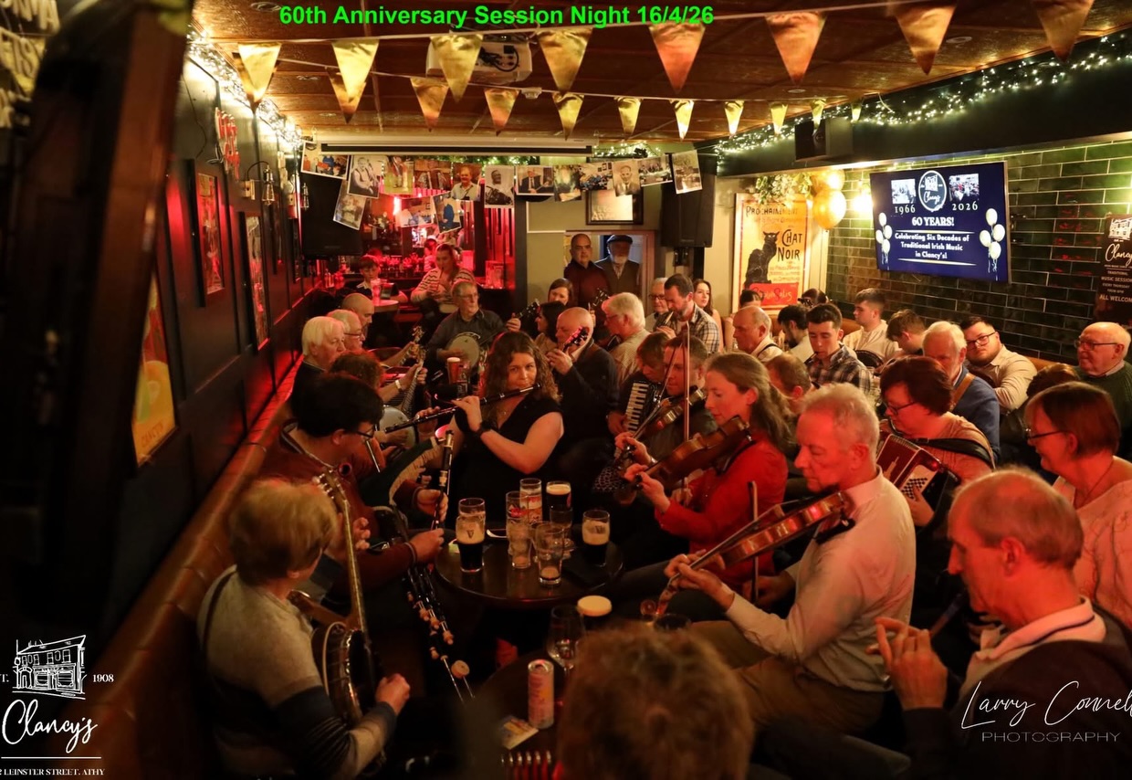 60th Anniversary session in the snug at Clancy's