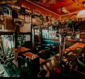 Traditional front bar at Clancy's